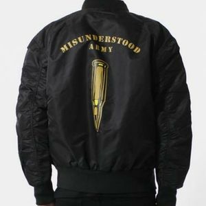 MILITEDDY MA-1 BLACK FLIGHT BOMBER JACKET by ENTREELIFESTYLE
